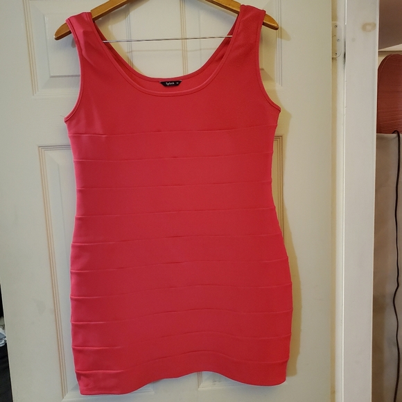 Hot Pink Mini Dress - Picture 2 of 3